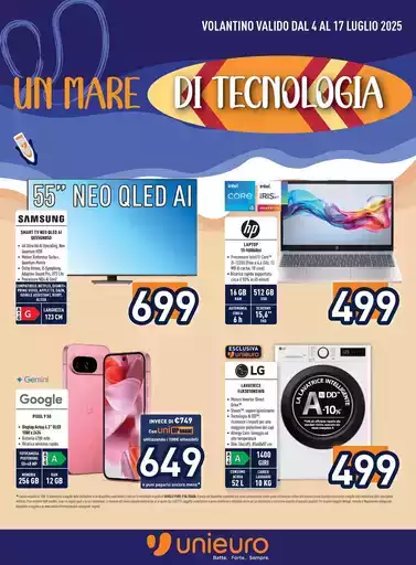 Un mare di tecnologia Un mare di tecnologia