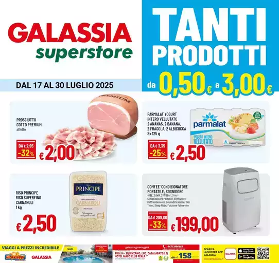 TANTI PRODOTTI DA 0,50 A 3,00 € TANTI PRODOTTI DA 0,50 A 3,00 €