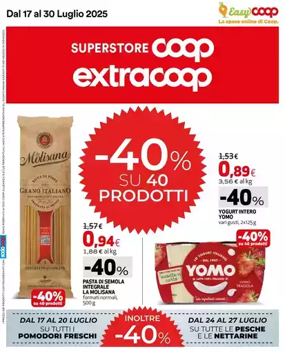 -40% su 40 prodotti
