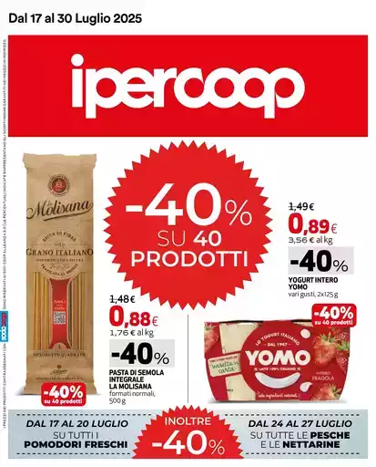 -40% su 40 prodotti