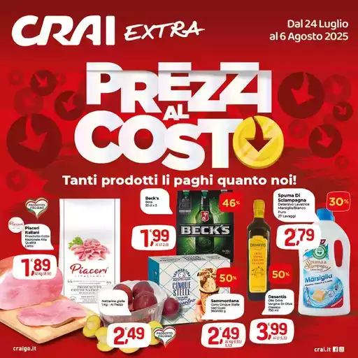 Prezzi al costo Prezzi al costo
