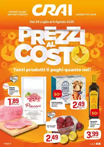 Prezzi al costo
