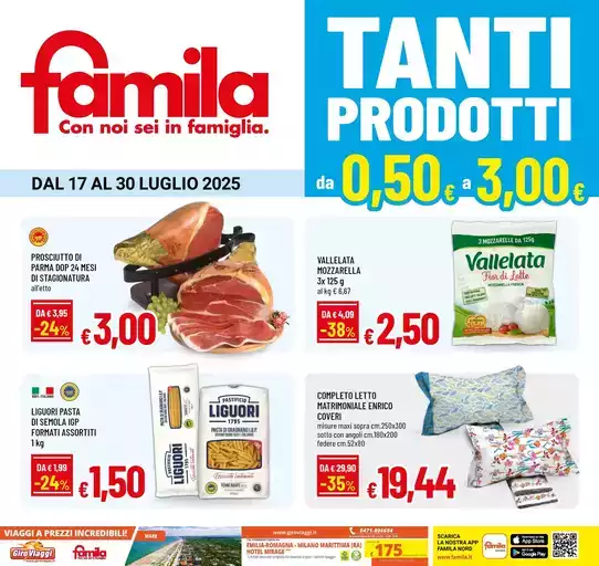 Tanti prodotti da 0,50 euro a 3,00 euro Tanti prodotti da 0,50 euro a 3,00 euro