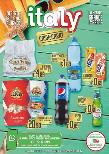 Offerte dal 15/07 al 02/08 Offerte dal 15/07 al 02/08