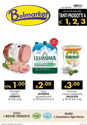 Tanti prodotti a 1,2,3 euro