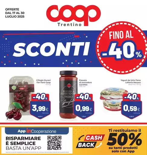 Sconti fino al 40% Sconti fino al 40%