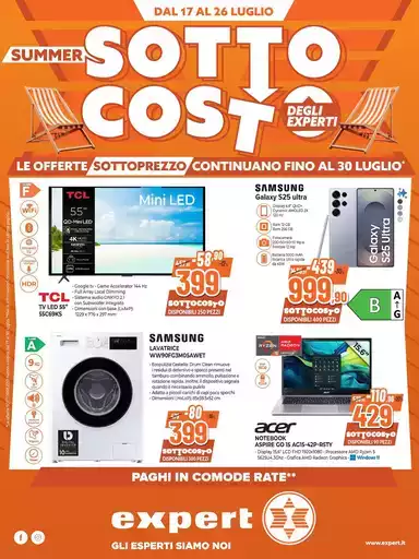 SOTTOCOSTO e sottoprezzo da Expert!