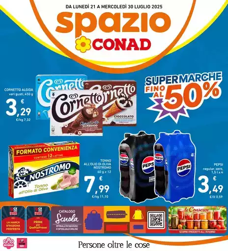 SUPERMARCHE FINO AL 50%