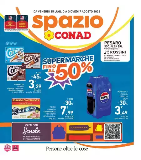 Super marche fino al 50%