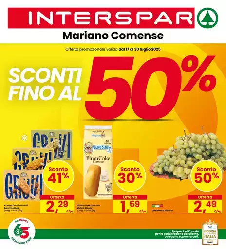 Sconti fino al 50%