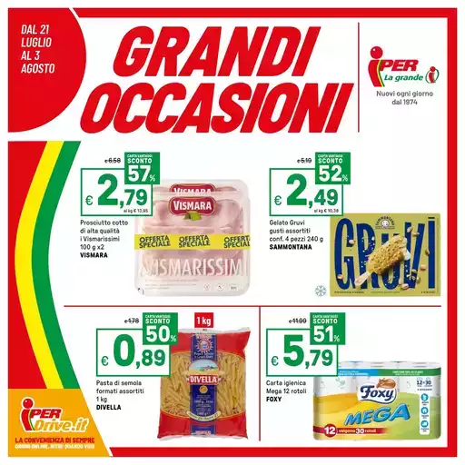 GRANDI OCCASIONI GRANDI OCCASIONI