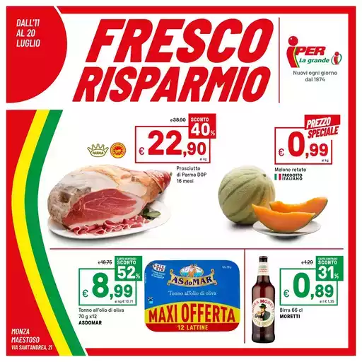 Fresco risparmio