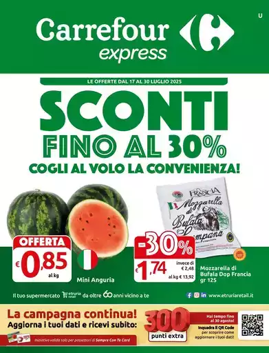 Sconti fino al 30%