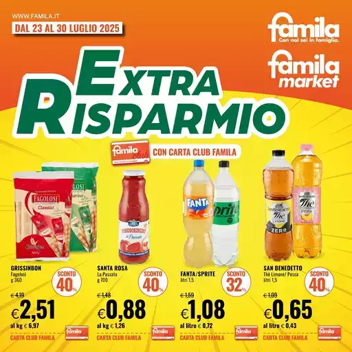 Extra risparmio Extra risparmio