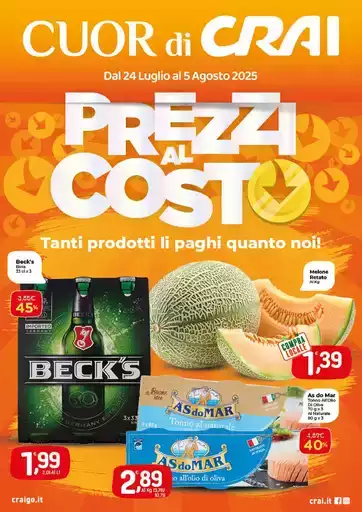 Prezzi al costo Prezzi al costo