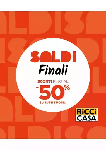 Saldi finali! Sconti fino al 50%