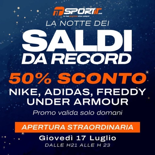 Saldi da record Saldi da record