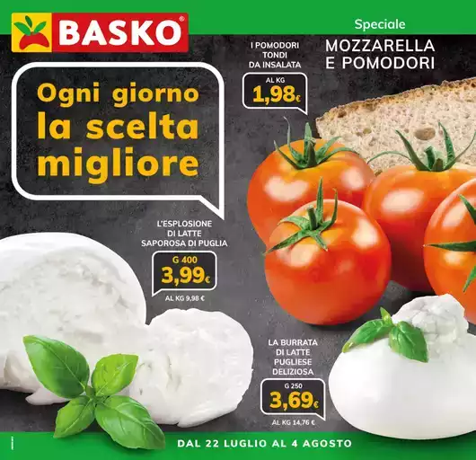 Speciale pomodoro mozzarella Speciale pomodoro mozzarella