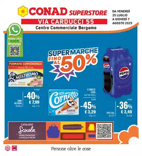 Supermarche, fino al 50% Supermarche, fino al 50%