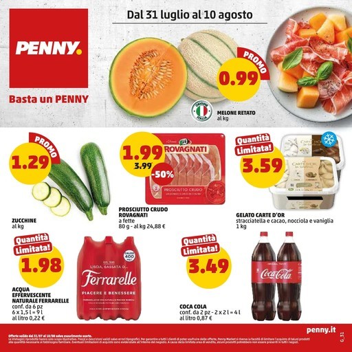 Dal 31 luglio al 10 agosto Dal 31 luglio al 10 agosto