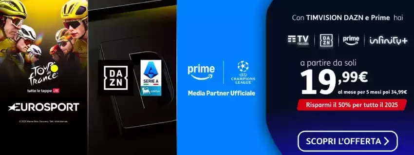 Can TIMVISION DAZN e Prime hai Can TIMVISION DAZN e Prime hai