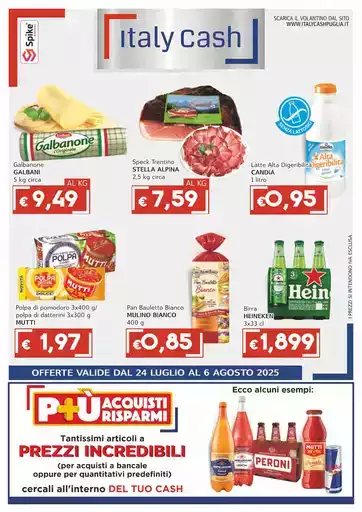 OFFERTE VALIDE DAL 24 LUGLIO AL 6 AGOSTO 2025