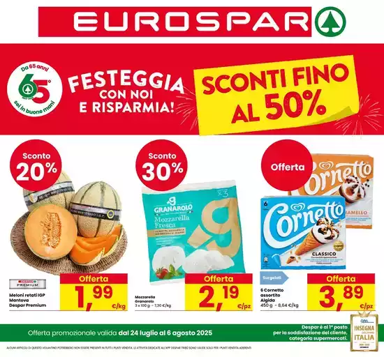 Sconti fino al 40%