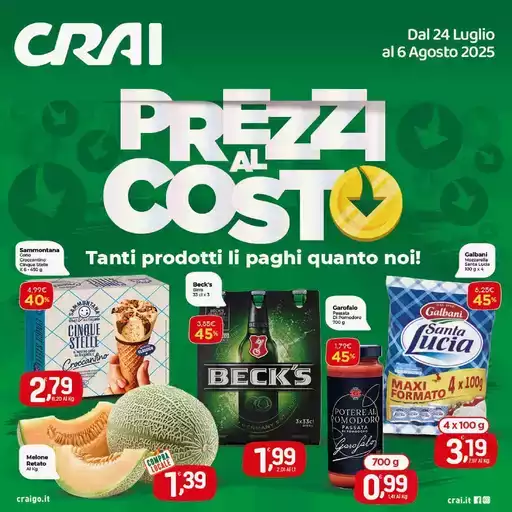 Prezzi al costo