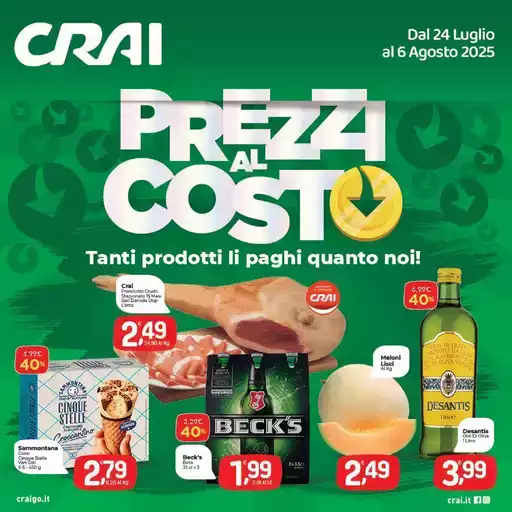 Prezzi al costo Prezzi al costo