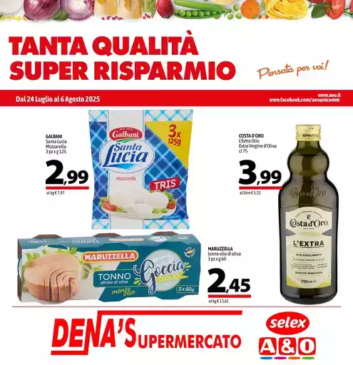 TANTA QUALITÀ SUPER RISPARMIO TANTA QUALITÀ SUPER RISPARMIO