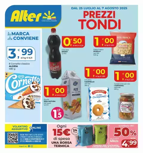 Prezzi tondi Prezzi tondi