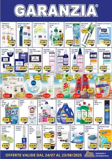 Offerte valide dal 24/07 al 23/08/2025
