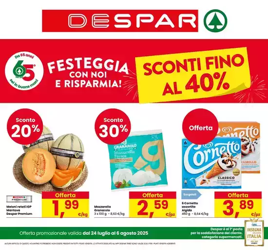 Sconti fino al 35%