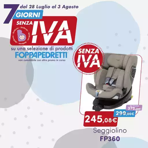 Dal 28 luglio al 3 agosto
