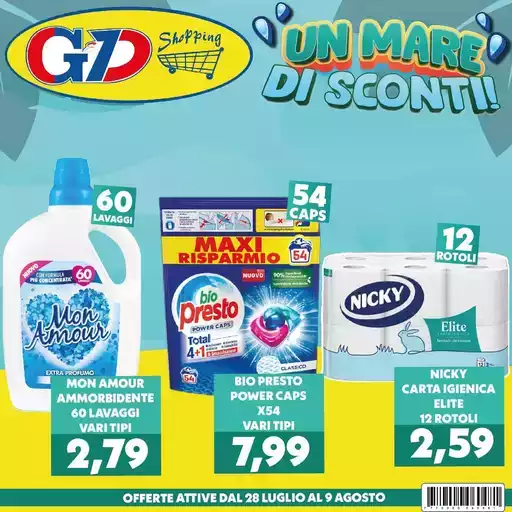 Un mare di sconti! Un mare di sconti!