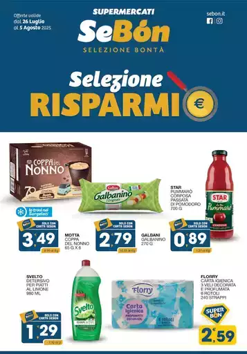 Selezione risparmio