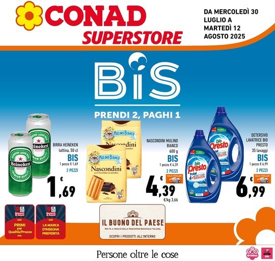 BIS, PRENDI 2 PAGHI 1 BIS, PRENDI 2 PAGHI 1