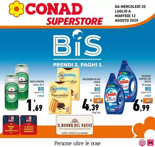 BIS, PRENDI 2 PAGHI 1 BIS, PRENDI 2 PAGHI 1