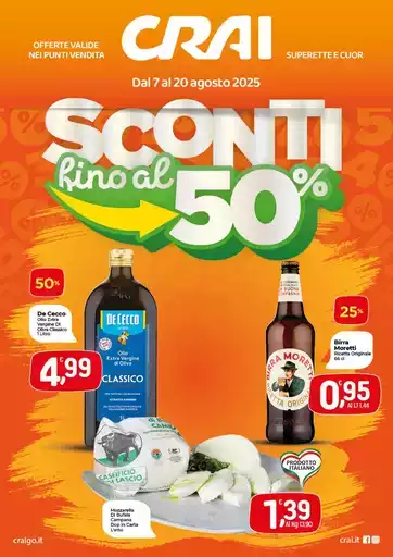 Sconti fino al 50%