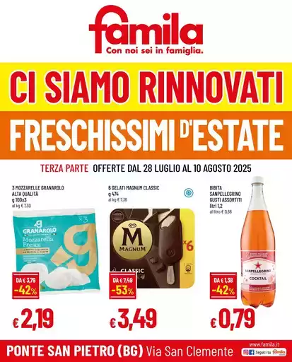 CI SIAMO RINNOVATIFRESCHISSIMI D'ESTATE