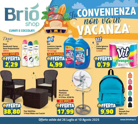 La convenienza non va'in vacanza La convenienza non va'in vacanza