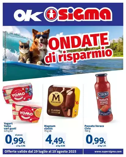 Ondate di risparmio , Ok Sigma Ondate di risparmio , Ok Sigma