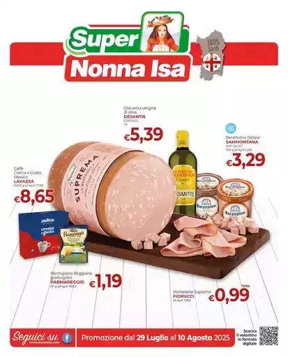 Promozione dal 29 Luglio al 10 Agosto 2025 Promozione dal 29 Luglio al 10 Agosto 2025