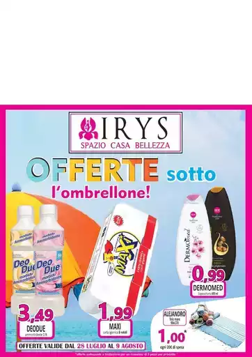 Offerte sotto l'ombrellone!