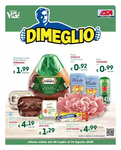 Offerte valide dal 29 Luglio al 10 agosto 2025