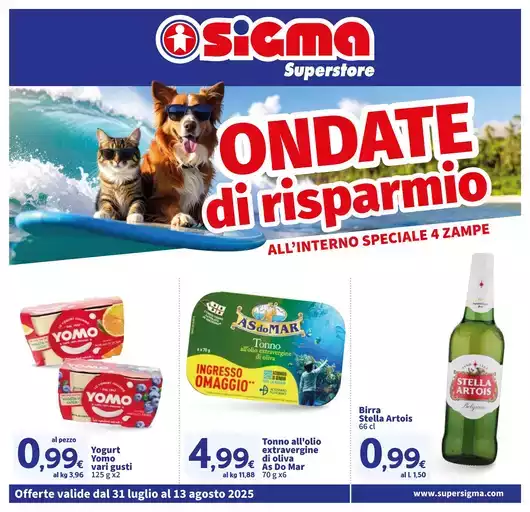 Ondate di risparmio, Superstore Ondate di risparmio, Superstore