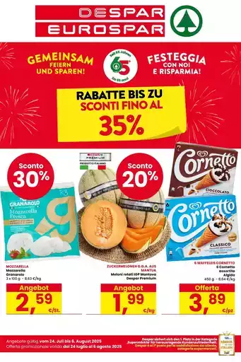 Sconti fino al 35%