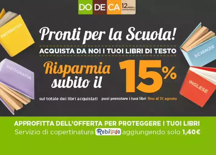 Risparmia subito il 15%