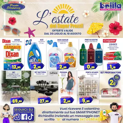Offerte valide dal 30 luglio a 10 agosto