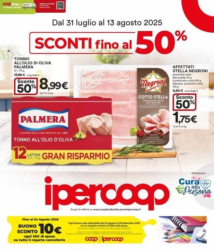 Sconti fino al 40%
